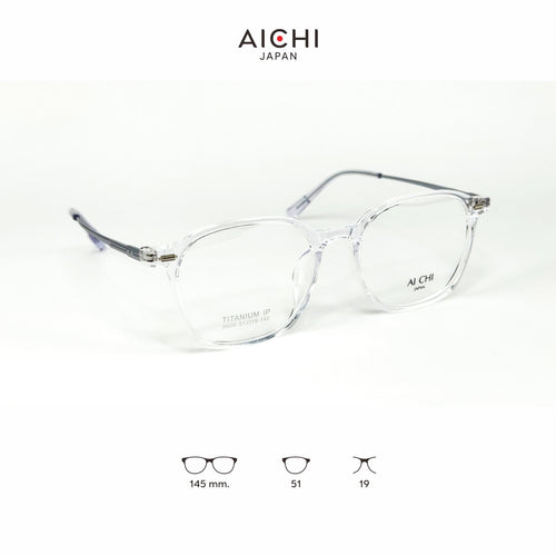 AICHI JAPAN 8606 กรอบแว่นไอจิ แว่นสายตา แว่นกรองแสงออโต้ กรองแสงสีฟ้า สายตาสั้น ยาว แว่นแฟชั่น